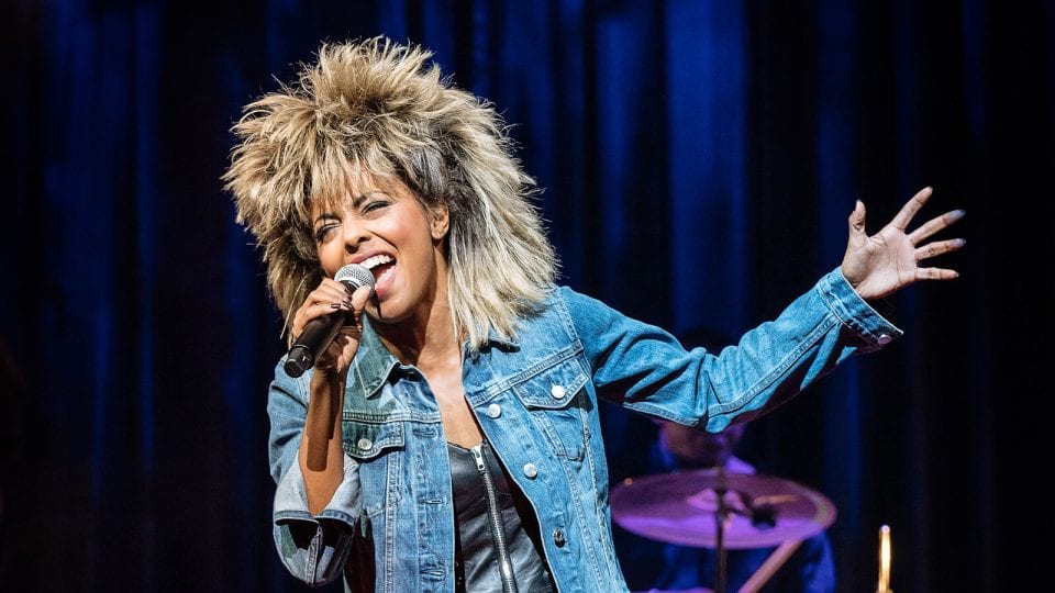 Adrienne Warren as Tina Turner. Photo by Manuel Harlan