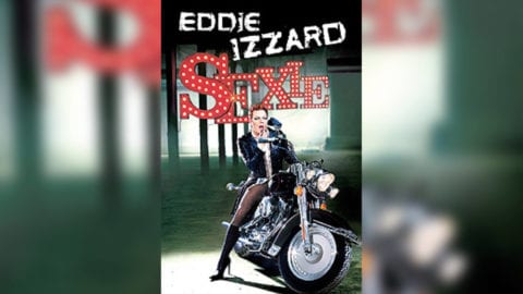 Eddie Izzard Sexie poster title treatment