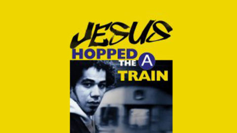 Jesus hopped the A train poster